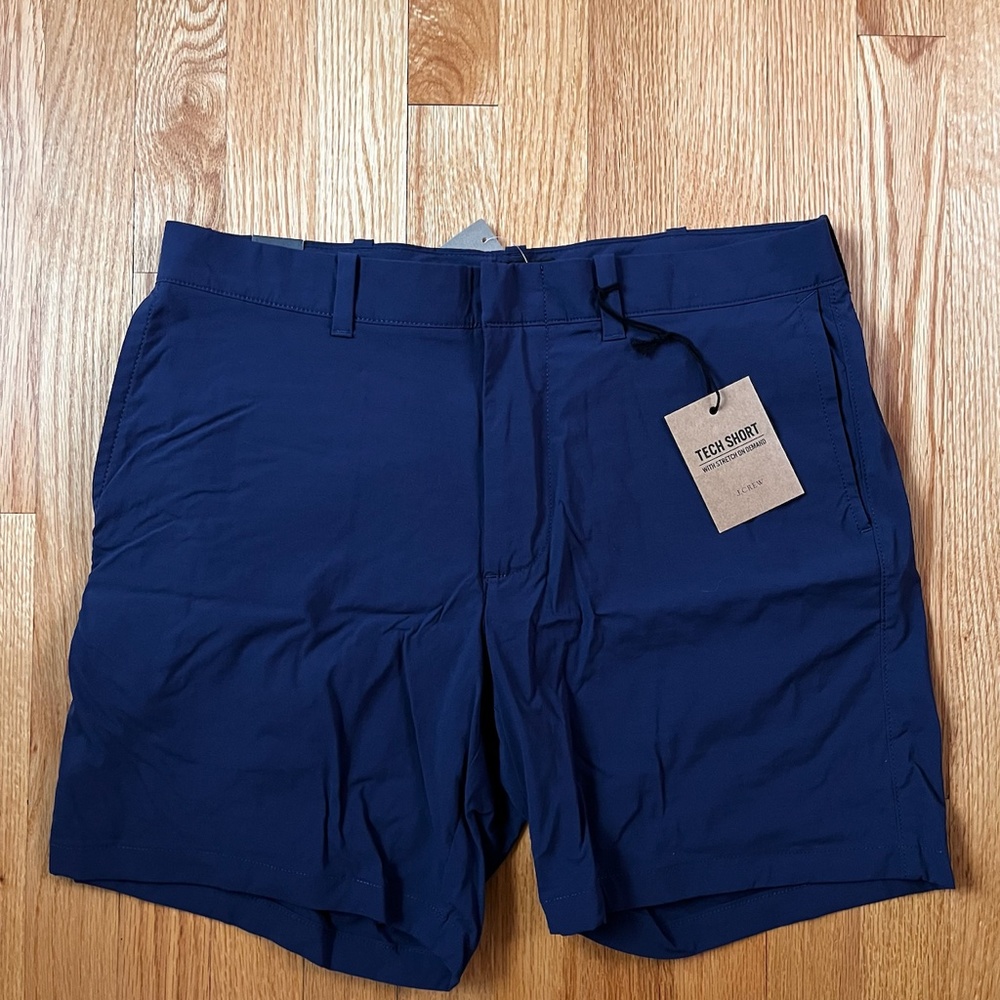 J Crew Tech Short in Navy, Size 33